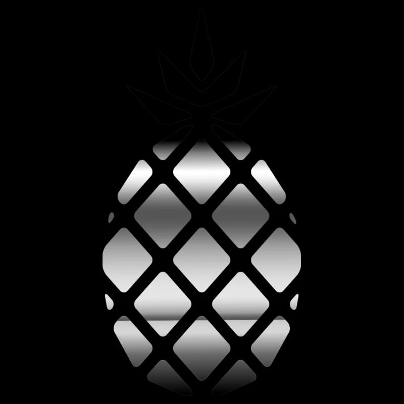 Silver pineapple