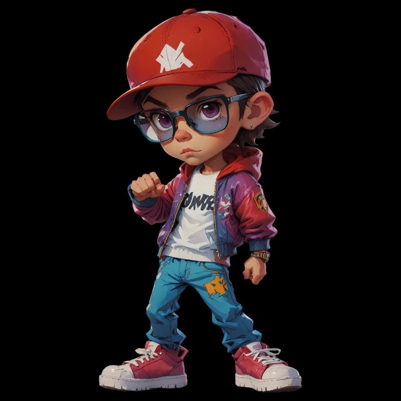 Adolescent branché cool