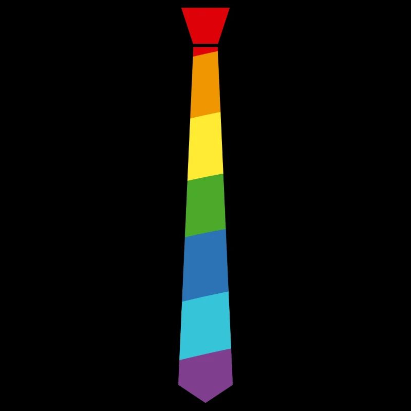 Arc-en-cravate - Drapeau - Drapeau - Gay Pride