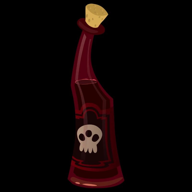 Bottle with poison