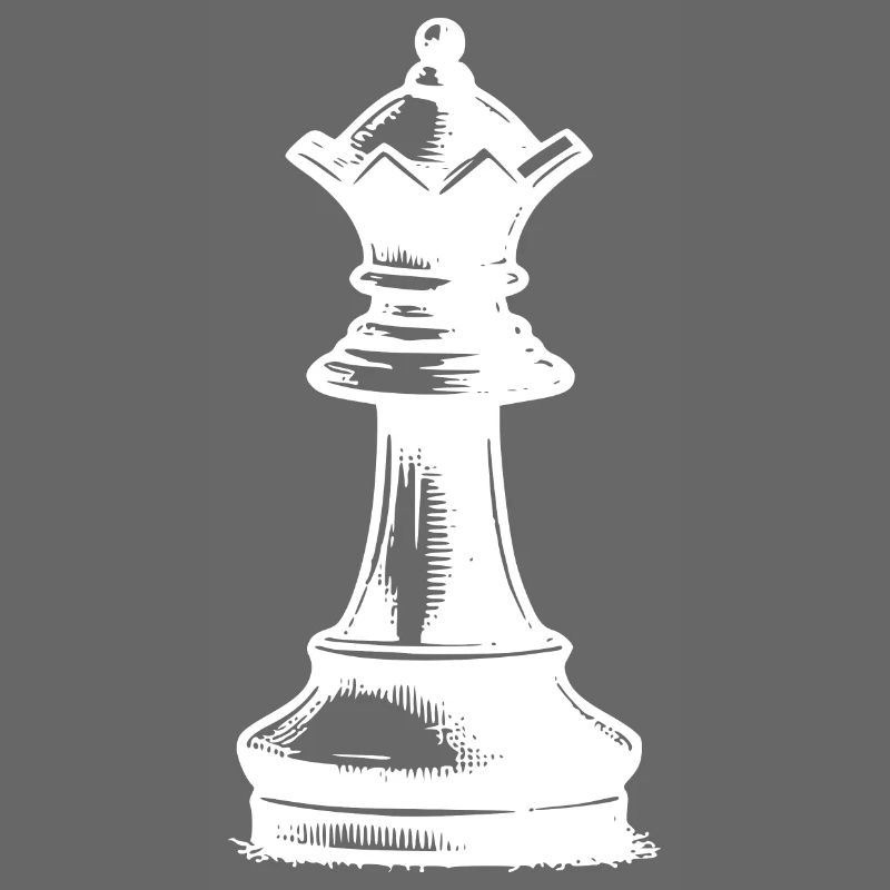 Jeu d’échecs pièce d’échecs Reine blanche