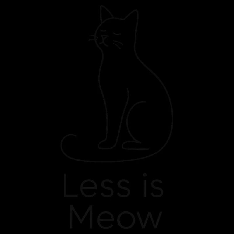 Less is Meow – Chat minimaliste avec du style