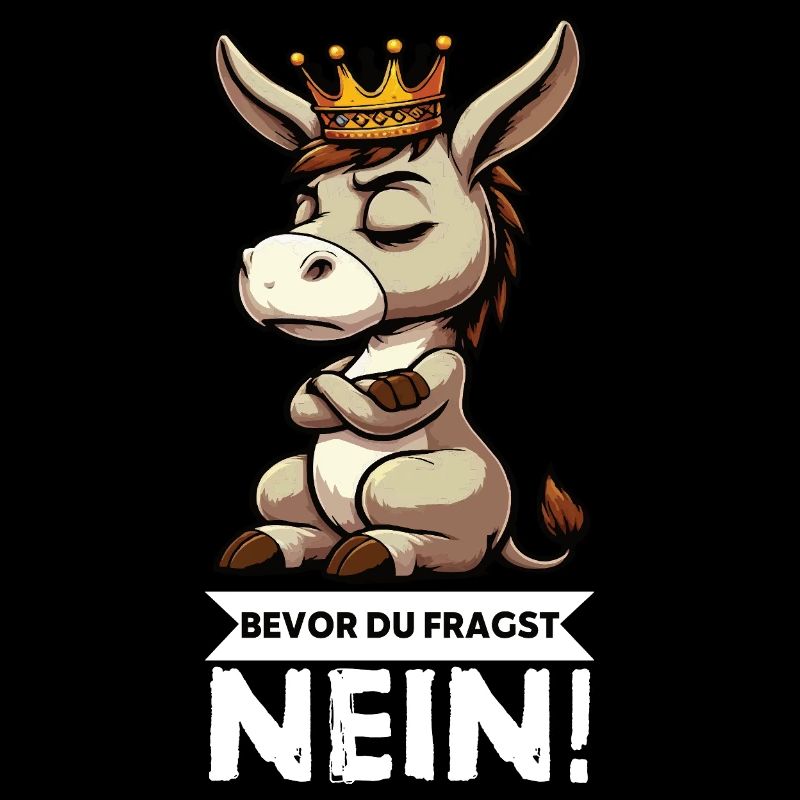 Bevor Du Fragst Nein Esel Eselchen Eselhalter  