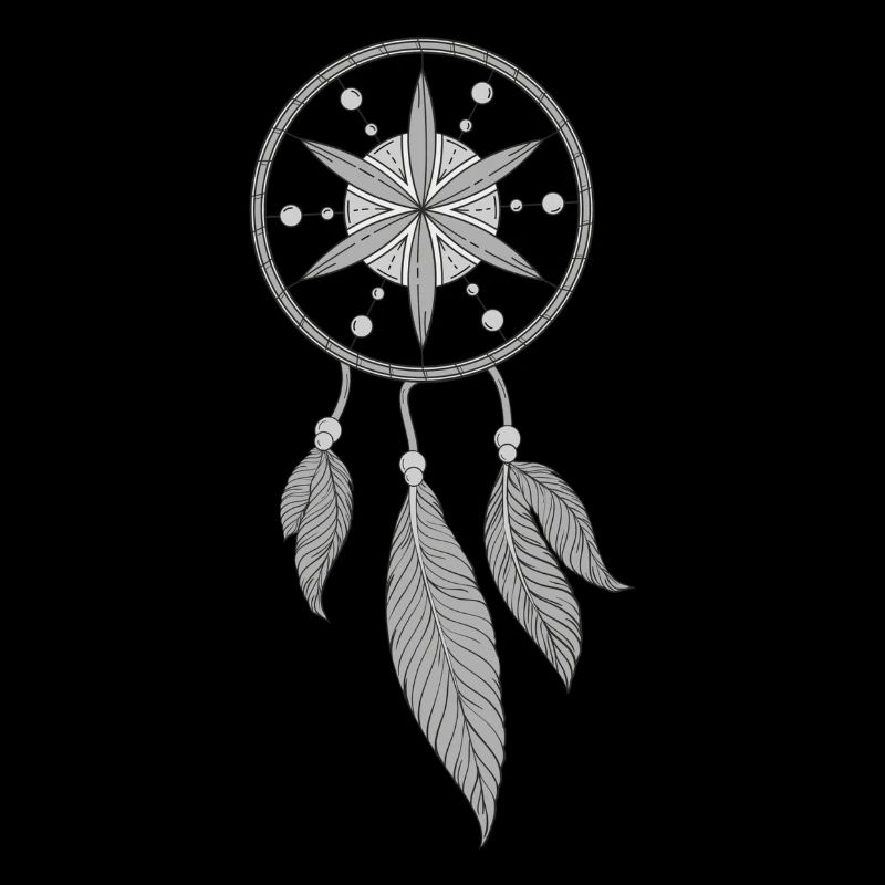 Grey Dream Catcher