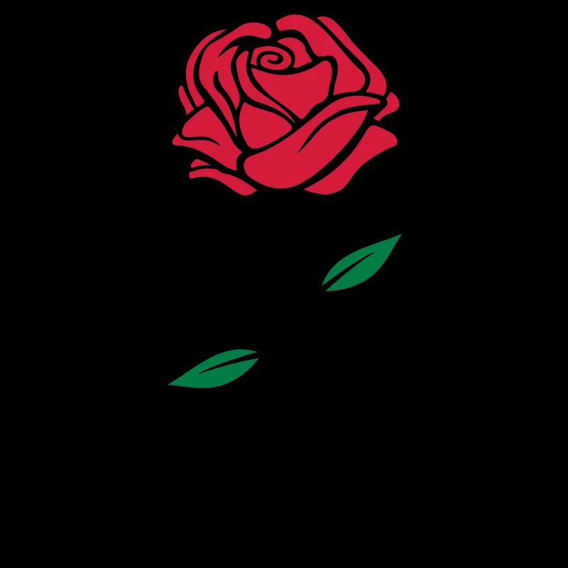 rose red design