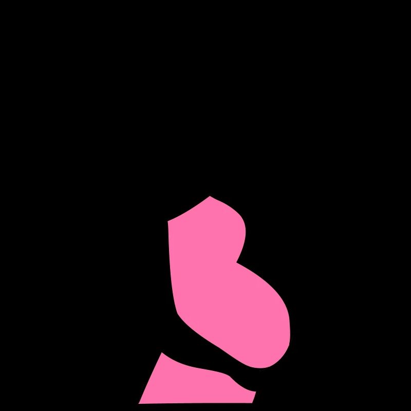 Schwangere Silhouette