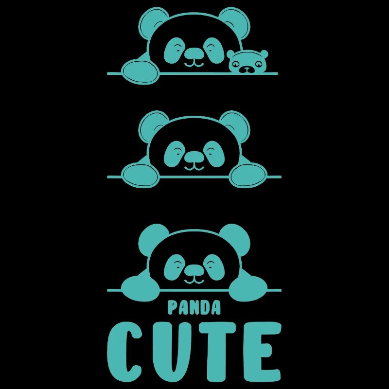 Panda Power Geschenk Bär Tier Geschenkidee