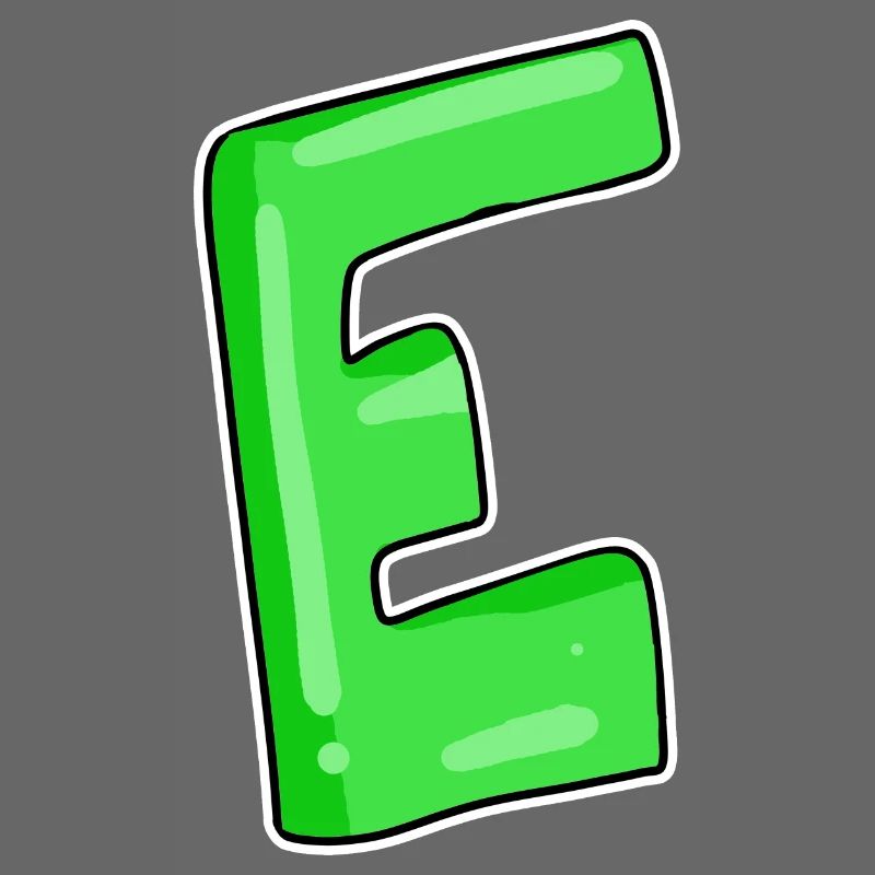 Buchstabe E Anfangsbuchstabe