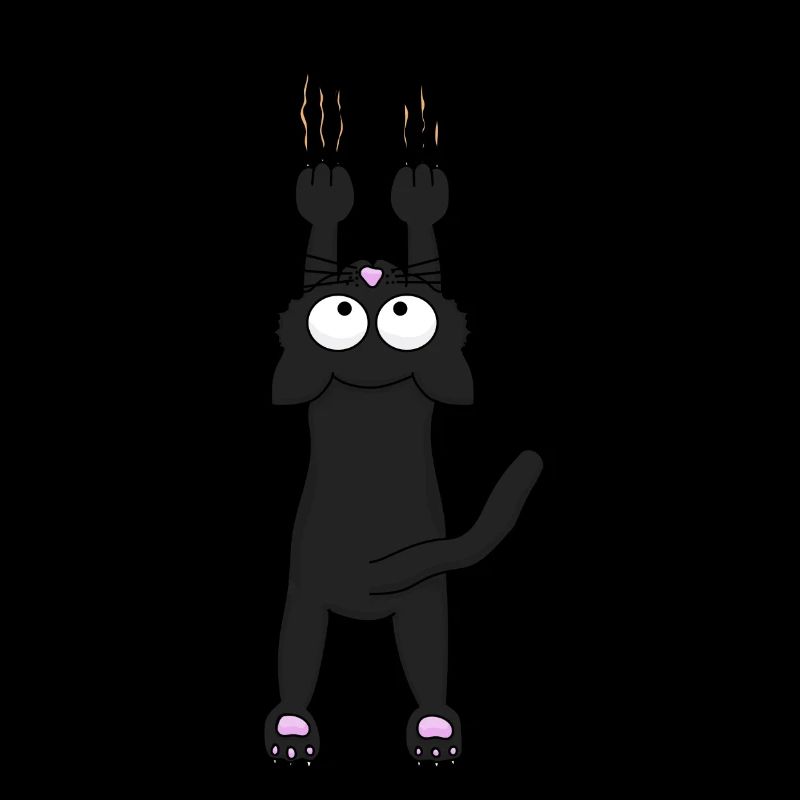 Schwarze Katze