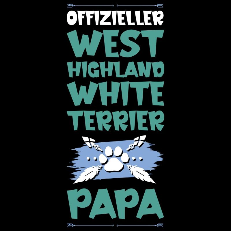West Highland, White Terrier Chiens Papa