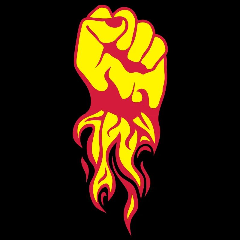 Feuer Feuer Flamme der Nähe Faust Faust faust0