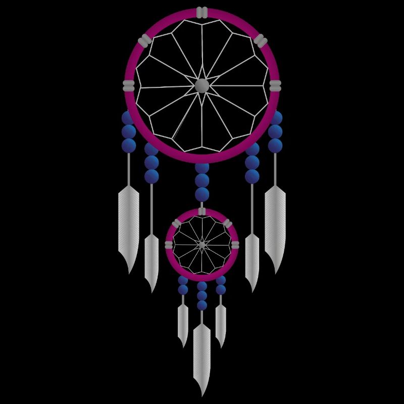 Lila-blauer Traumfänger