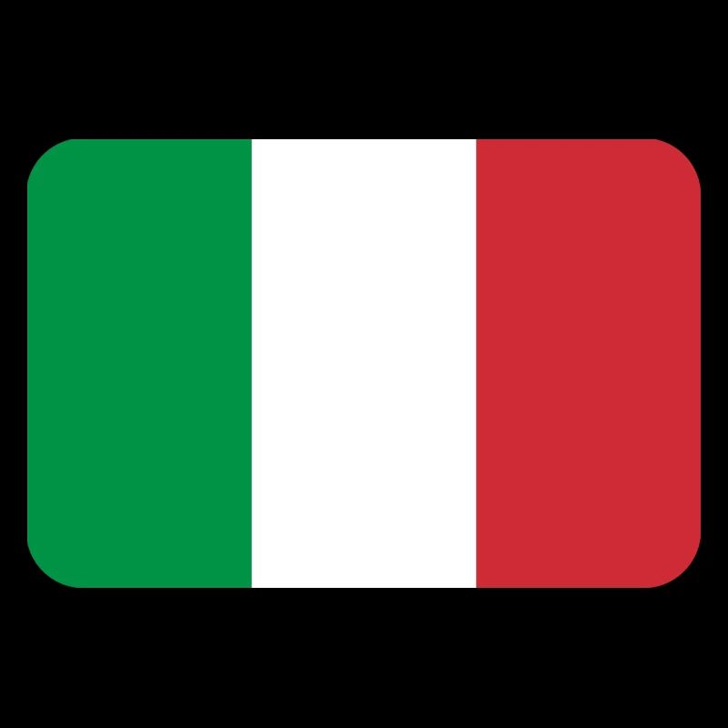 ITALY FLAG round corner 400 dpi