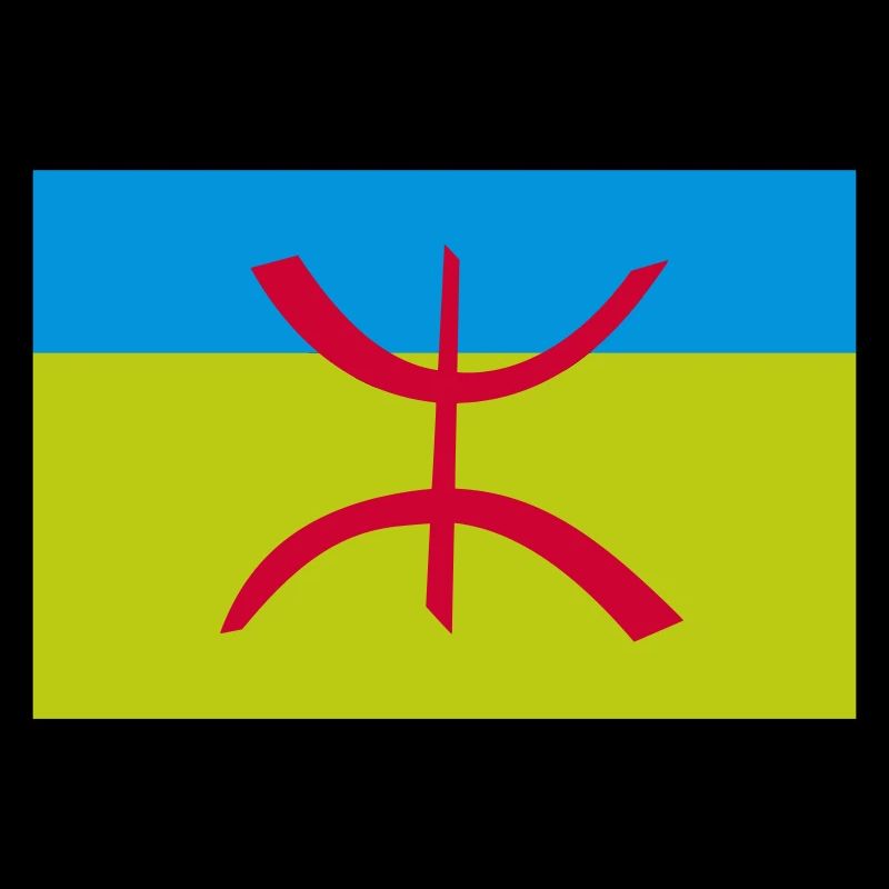 Drapeau Berbère Amazigh Algérie