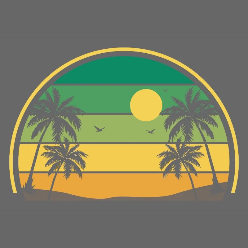 Retro Summer Sunset