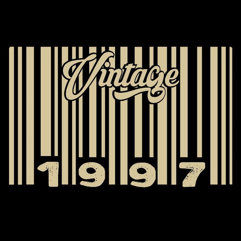 Vintage 1997 Barcode 1997: Year 2025.