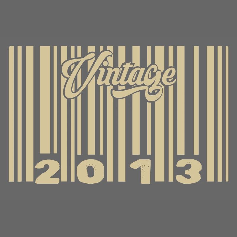 vintage 2013 Code barre 2013: Année 2025.