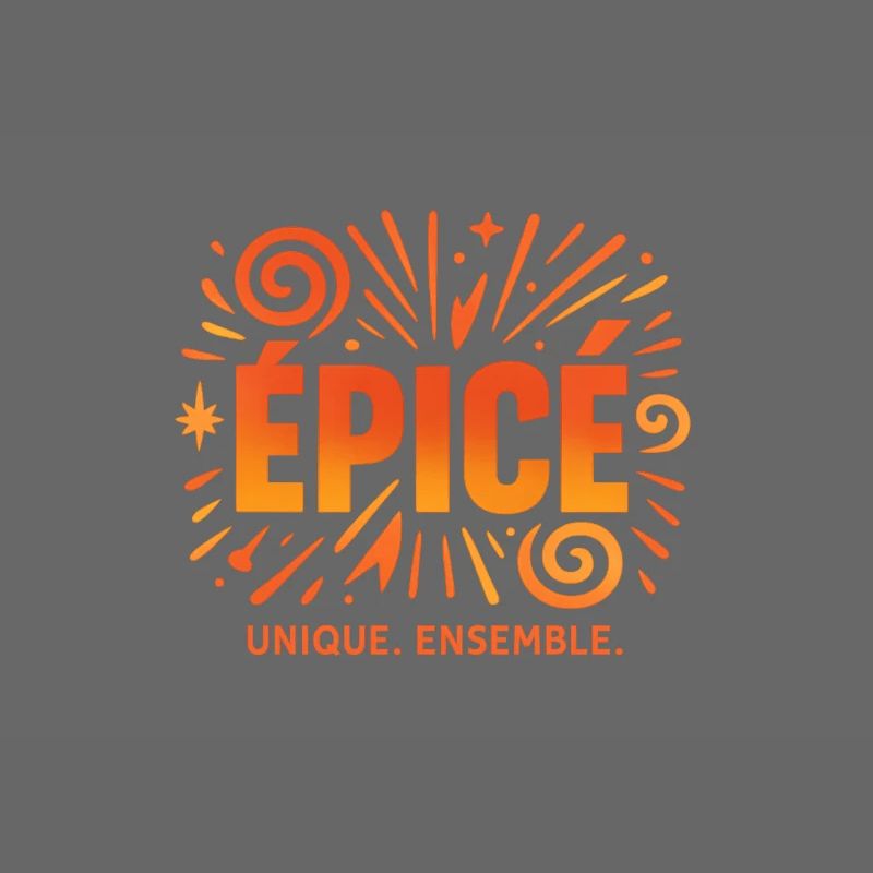 Logo Épicé unique Ensemble
