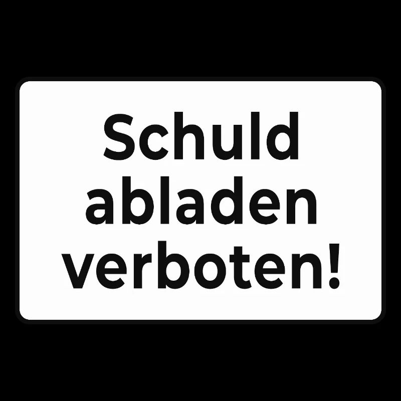 Schuld abladen verboten