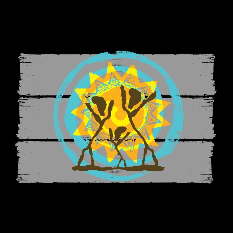 Dancing Silhouettes Sunrise Design