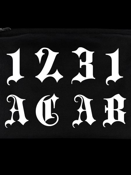 Gothic Monogramm 1231