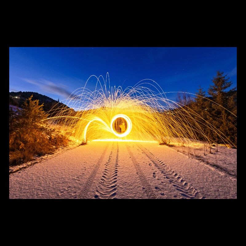 Flaming Steel Wool	