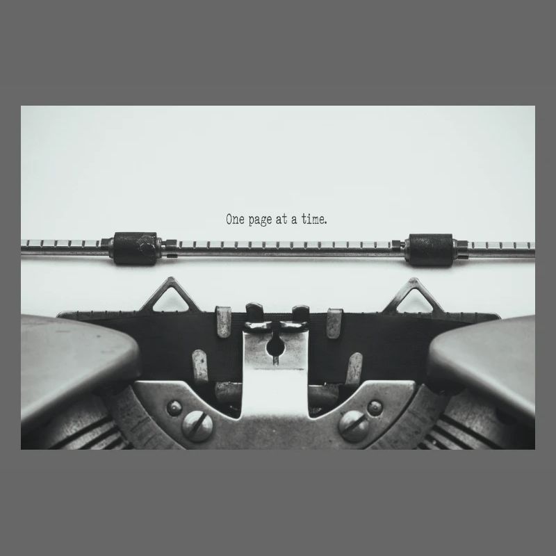 One Page At A Time Typewriter Design