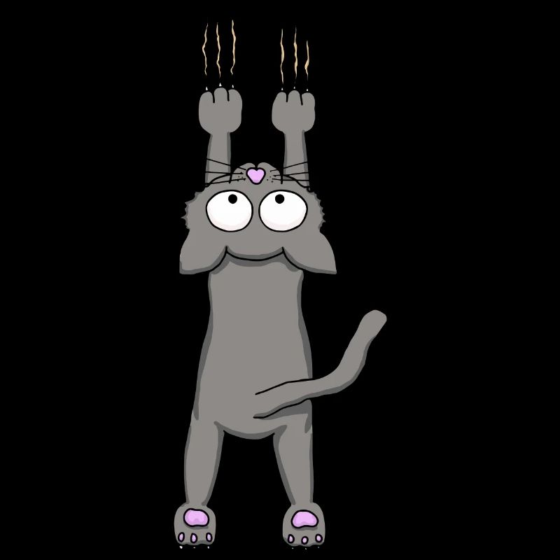 Graue Katze