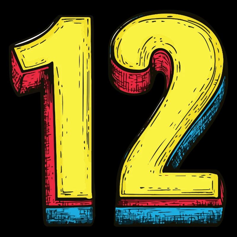 Bande dessinée à 12 chiffres
