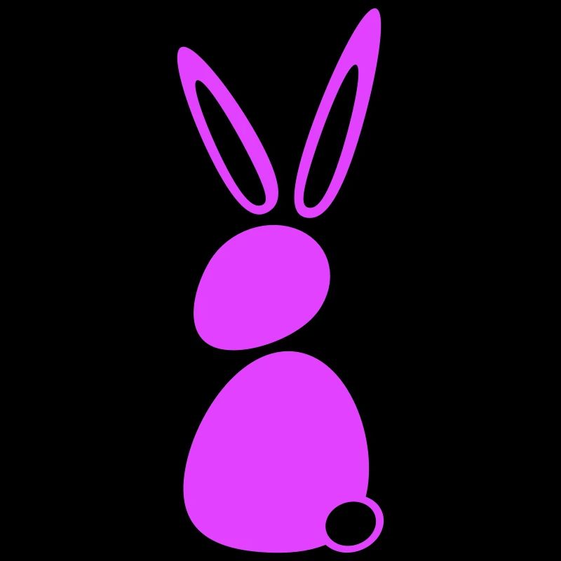 Bunny Rabbit Bunny Cartoon Silhouette Cute