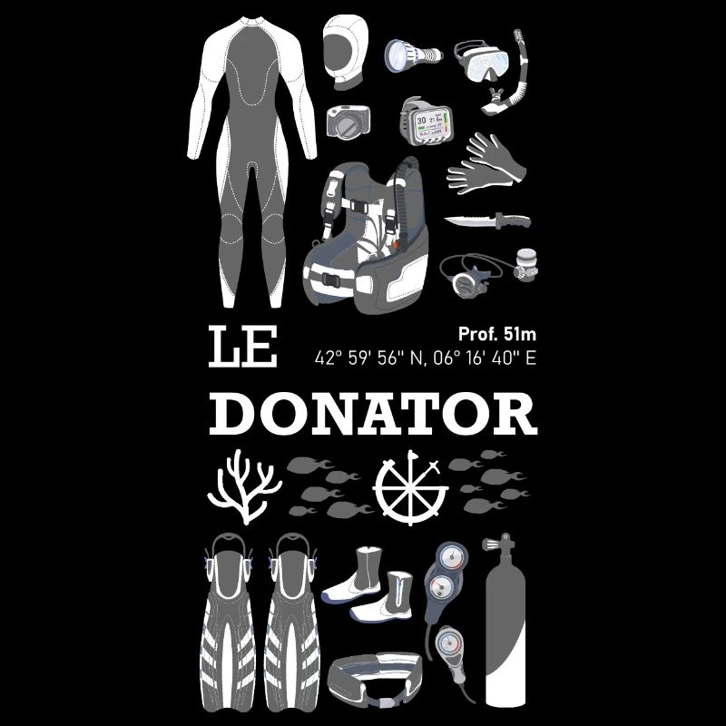 J'peux pas, j'ai plongée sur l'épave du Donator.