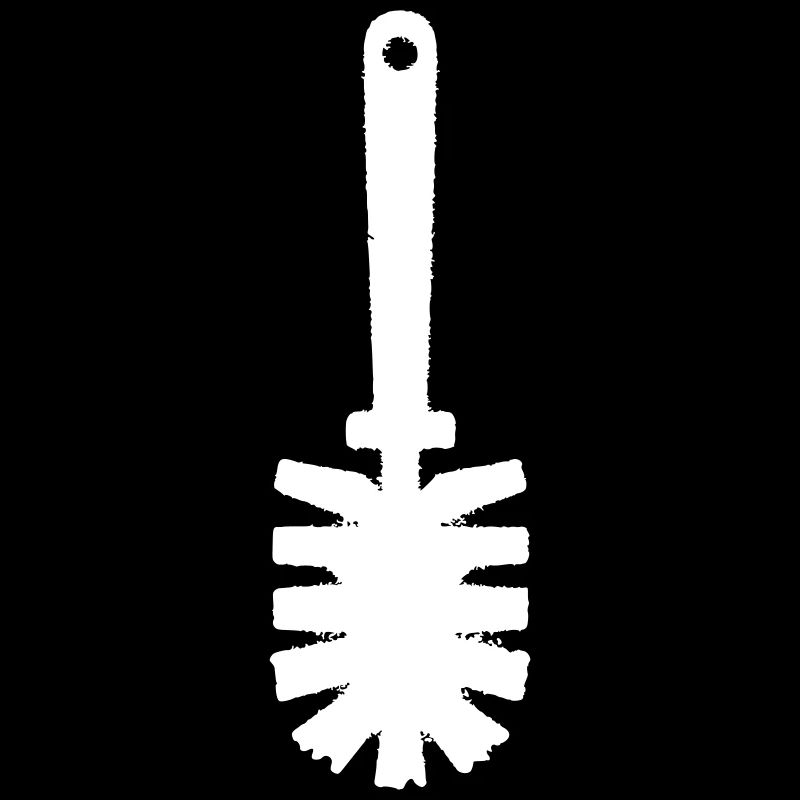 Klobürste Icon WC Putzen Vektor