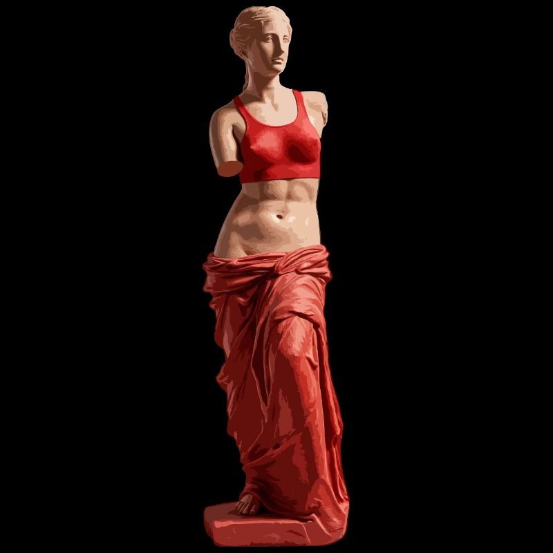 Venus von Milo angezogen