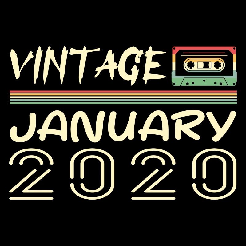 Vintage Janvier 2020 - Anniversaire Janvier 2020