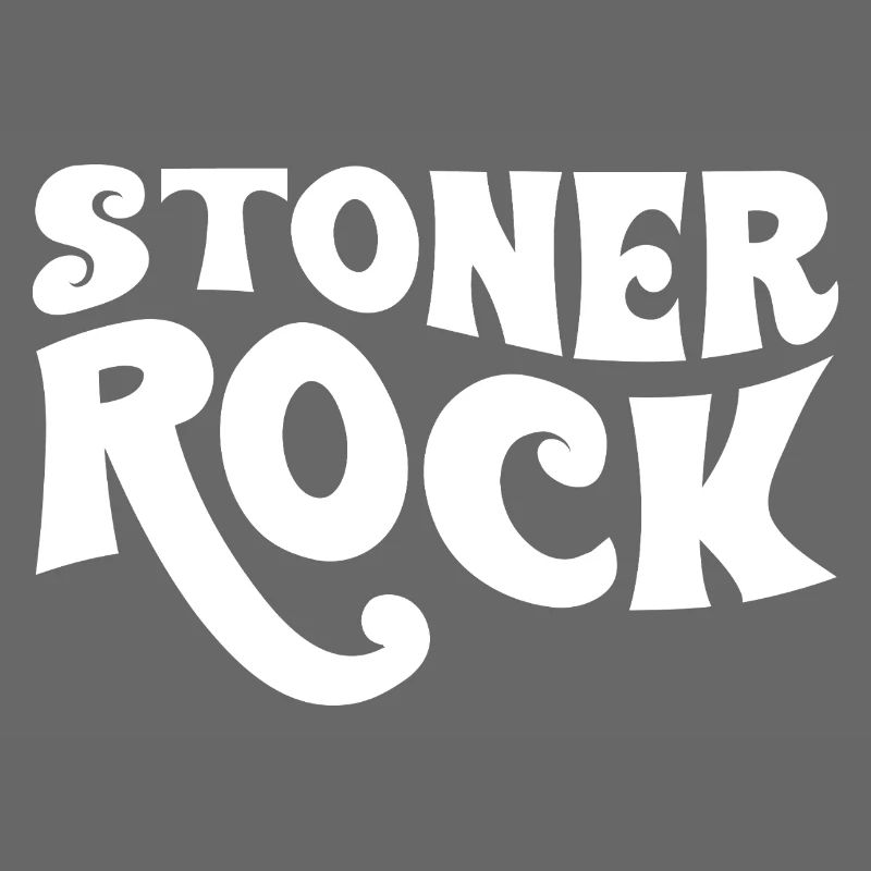 Conception typographique Stoner Rock