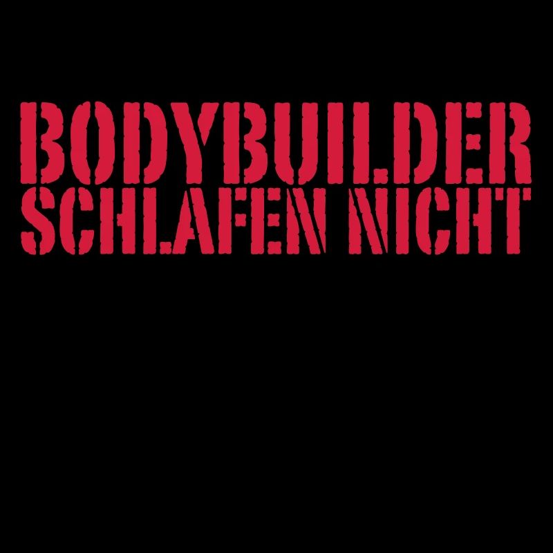 Bodybuilder schlafen nicht, sie legen sich wachsen
