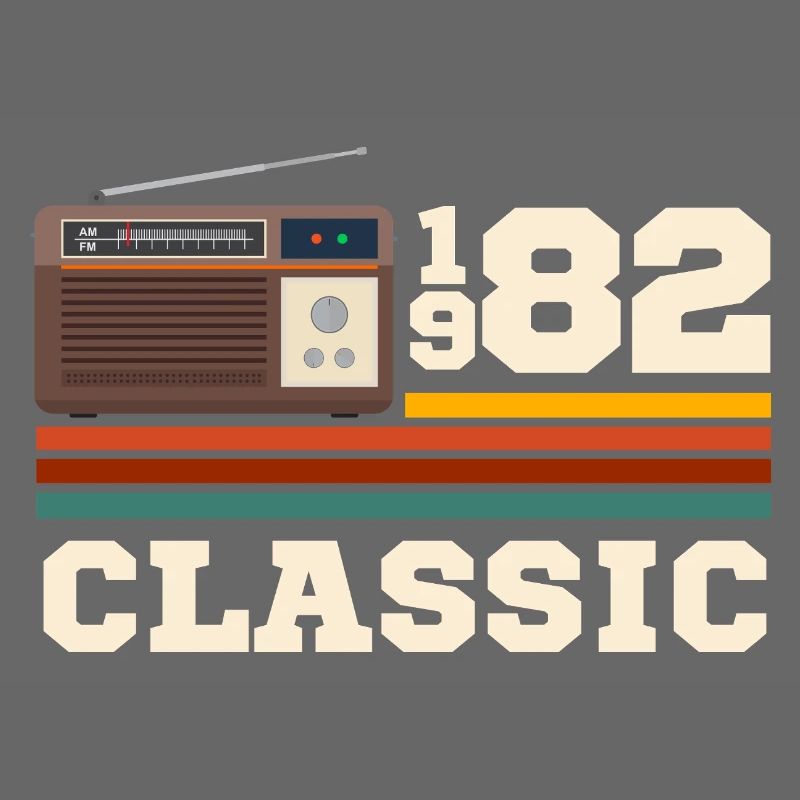 Anniversary 1982 retro classic