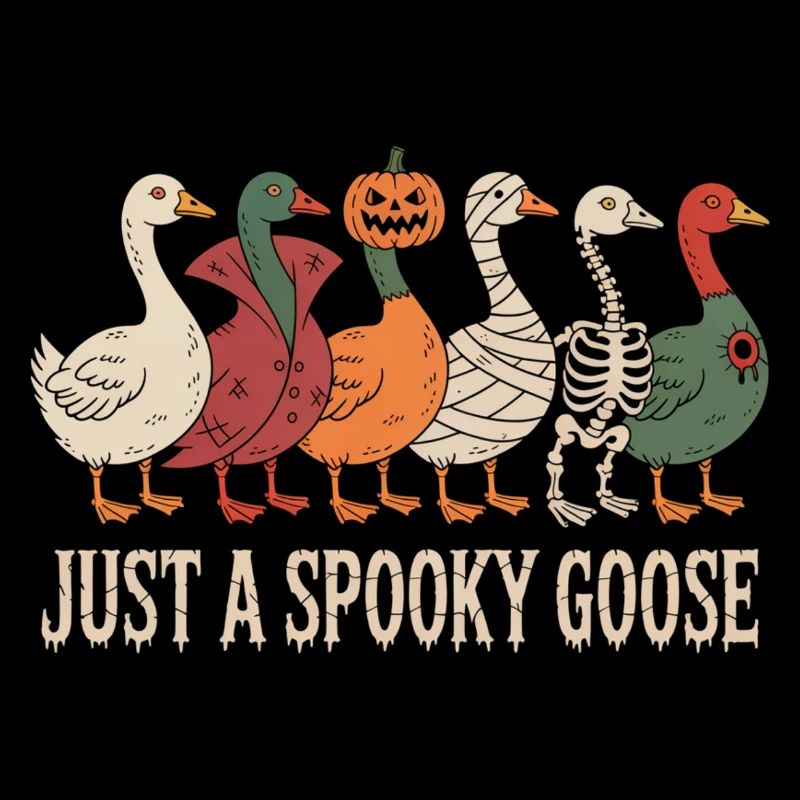Just A Spooky Goose Halloween Vibes