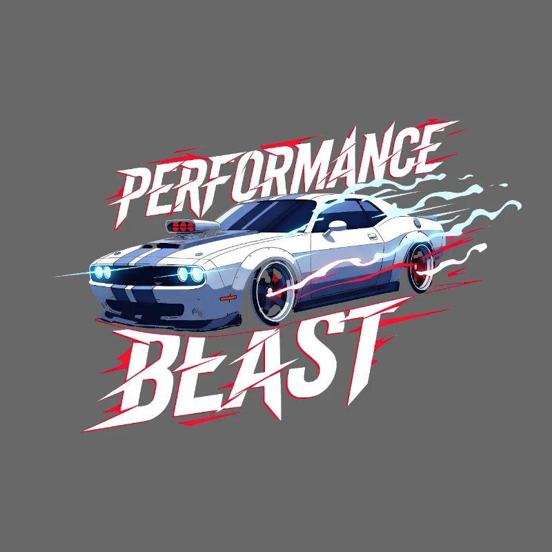 Conception de performance de muscle car
