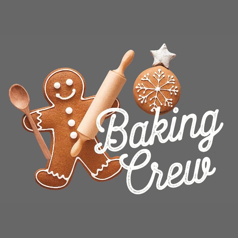 Baking Crew Gingerbread Man Cuisson de Noël