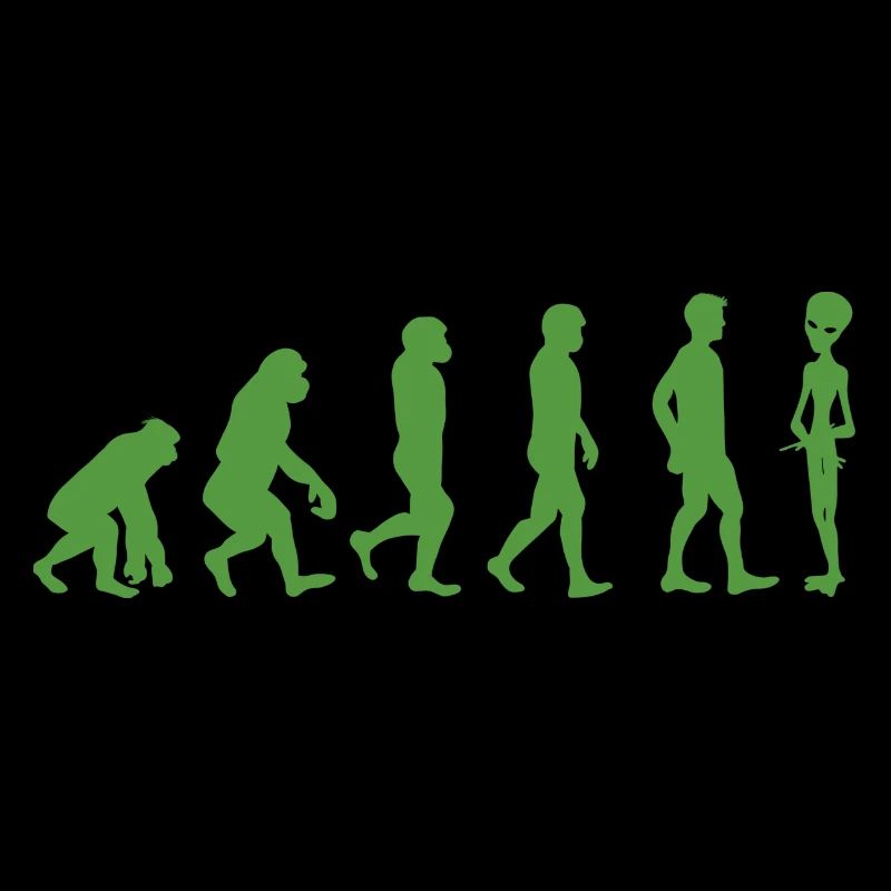 Alien / Area 51 / UFO: Evolution - Affe - Mensch -