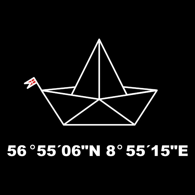 Bateau pliant coordonnées design , Ejerslev Havn