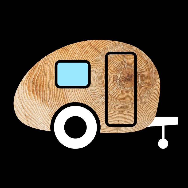 Caravan Caravan Wood Grain Nature Camping Fan