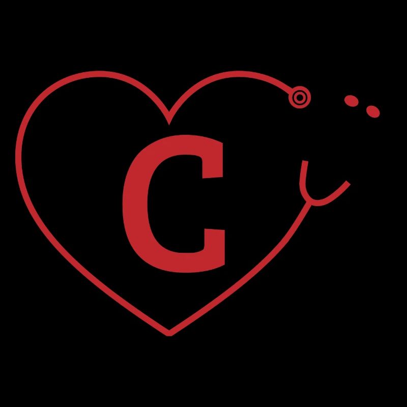 Letter c stethoscope