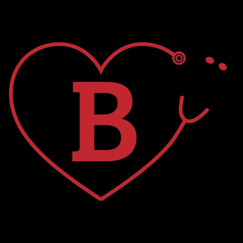 Letter B Stethoscope