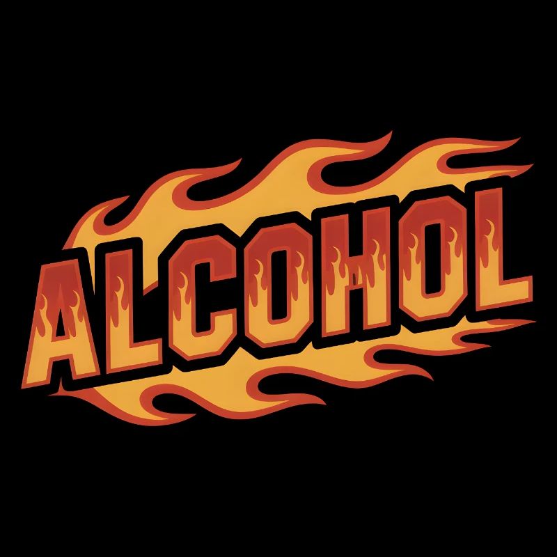 Alcool - Cool Drinking Logo