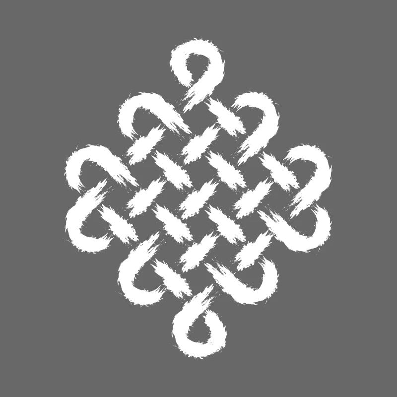 Infinity symbol Celtic symbol brush