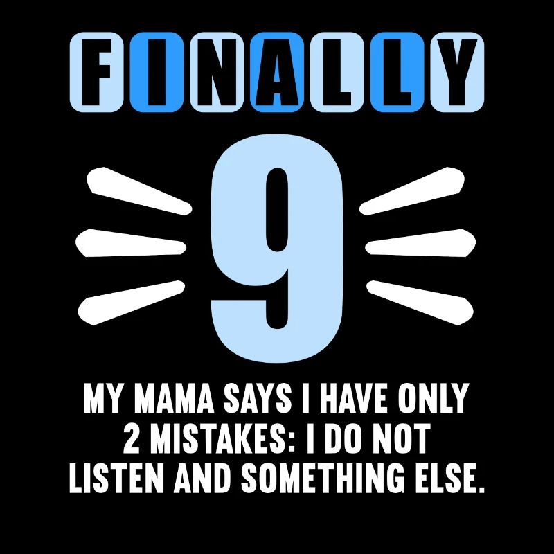 Finally 9 mom says have only 2 mistakes 9th birthday