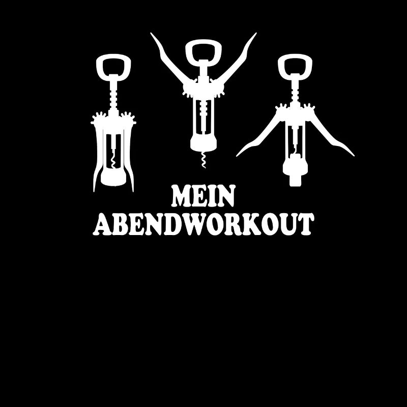 Mein Abendworkout Wein Korkenzieher Geschenk Wein