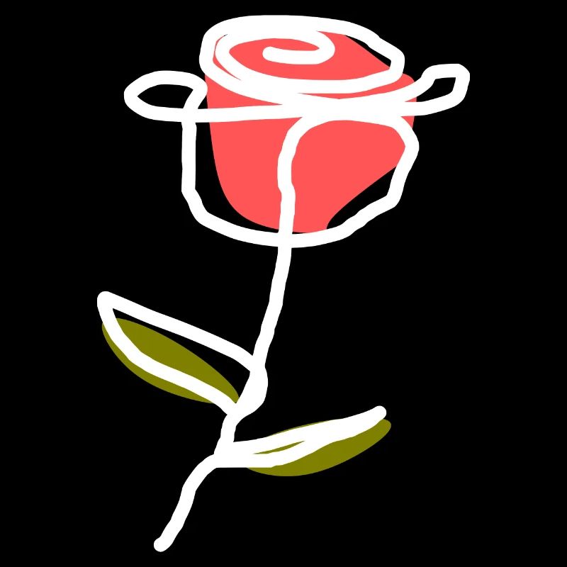 un dessin au trait dessin Fleurs Fleurs Plantes